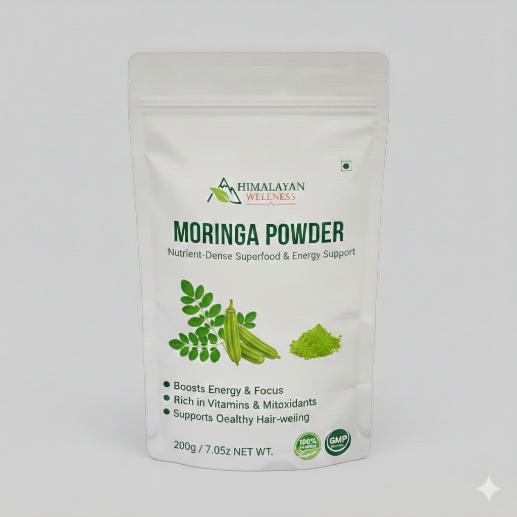 🌿 Himalayan Wellness Moringa Powder – The "Miracle Tree" Superfood