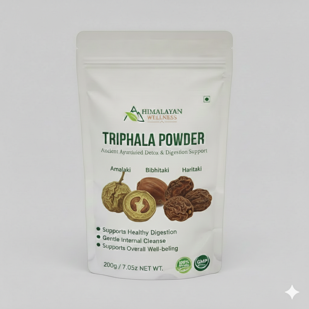 🌿 Himalayan Wellness Triphala Powder – The Ultimate Internal Cleanse