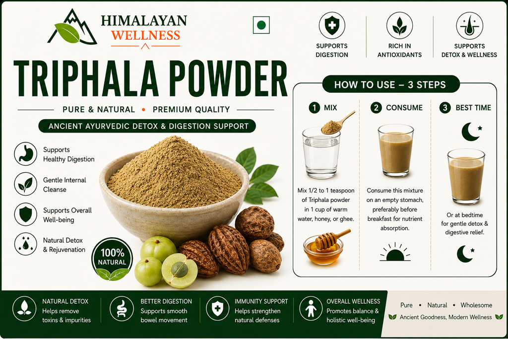 🌿 Himalayan Wellness Triphala Powder