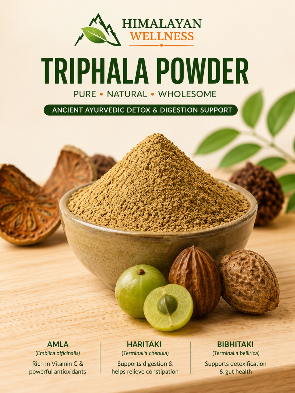 🌿 Himalayan Wellness Triphala Powder