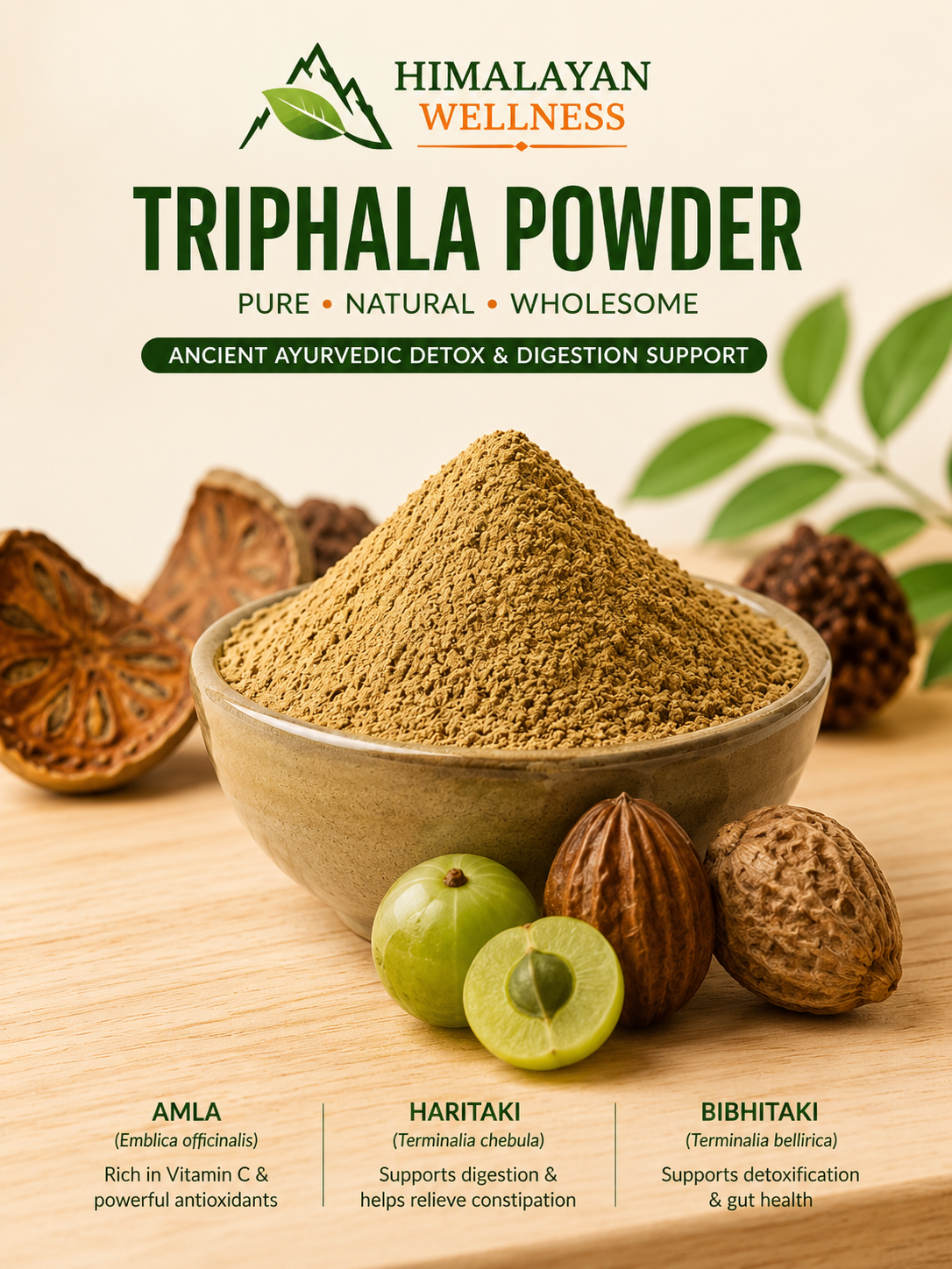 🌿 Himalayan Wellness Triphala Powder